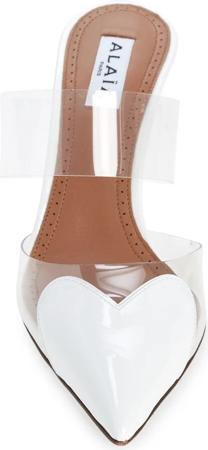 High Love Heart Pointed Toe Mule - Image 4