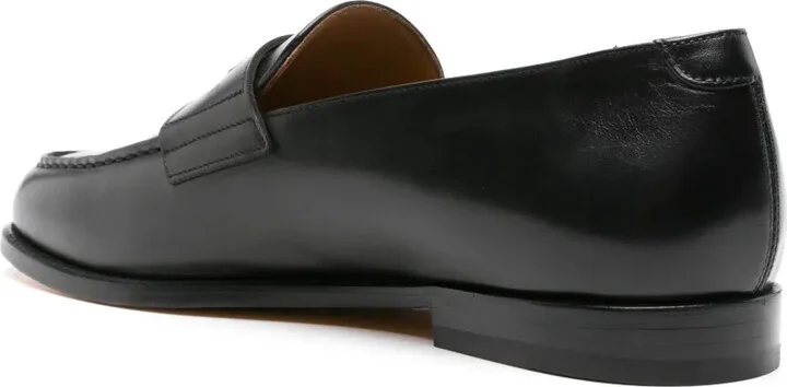 High-Shine Leather Loafers - Image 3