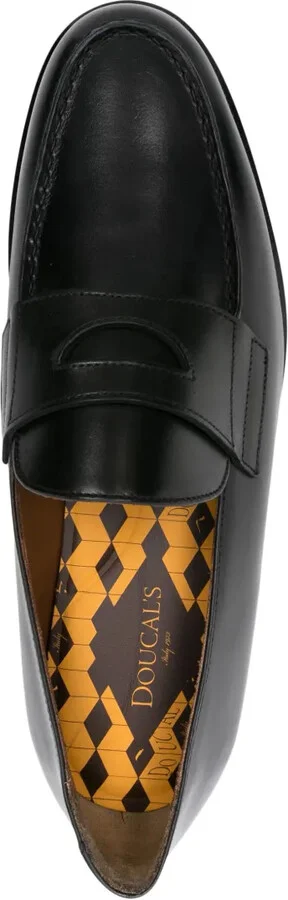 High-Shine Leather Loafers - Image 4