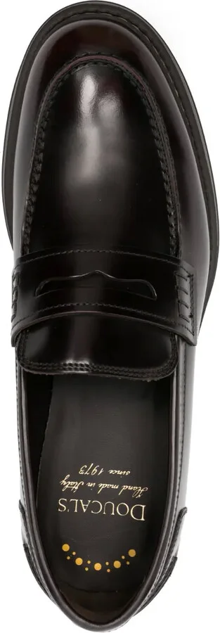 High-Shine Leather Loafers - Image 4