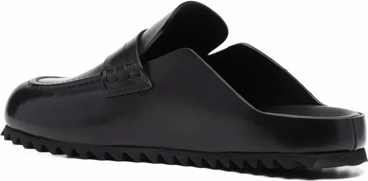High-Shine Leather Mules - Image 3