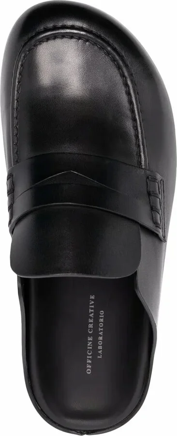 High-Shine Leather Mules - Image 4