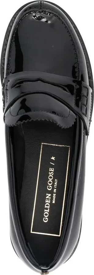High-Shine Penny-Slot Loafers - Image 4