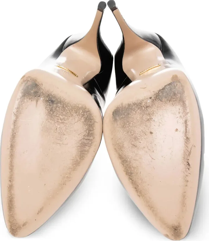 High-Shine Pointed-Toe Pumps - Image 4