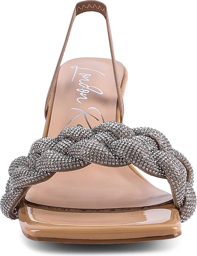 High Society Diamante Slingback Sandal - Image 3