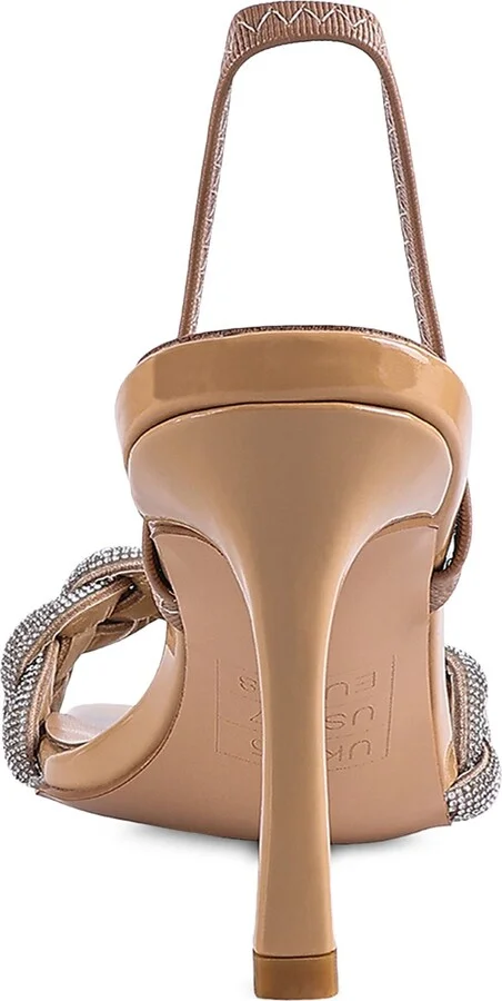 High Society Diamante Slingback Sandal - Image 4