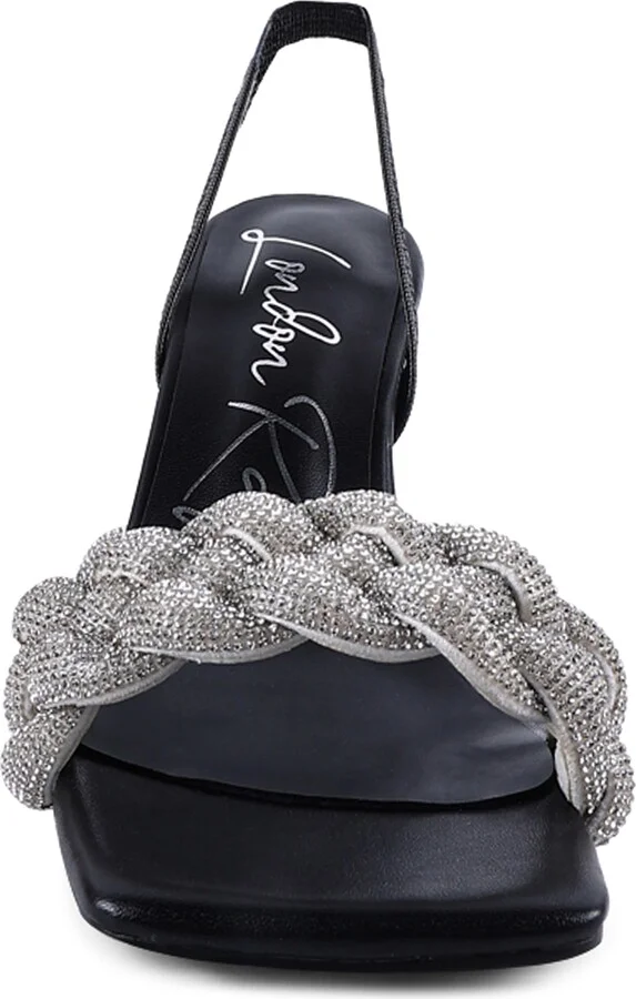 High Society Diamante Slingback Sandal - Image 11