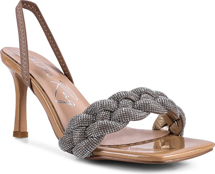 High Society Diamante Slingback Sandal