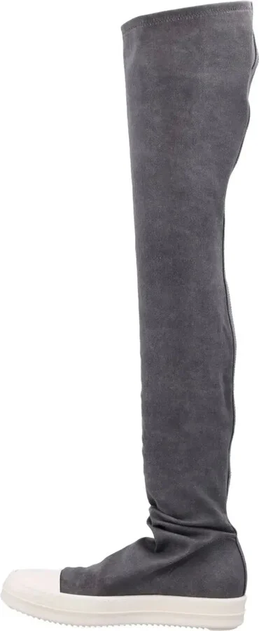 High Socks over-the-knee suede sneakers - Image 4