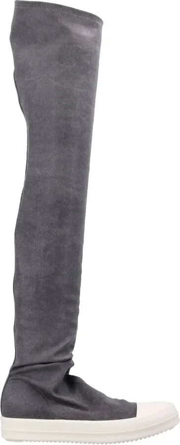 High Socks over-the-knee suede sneakers
