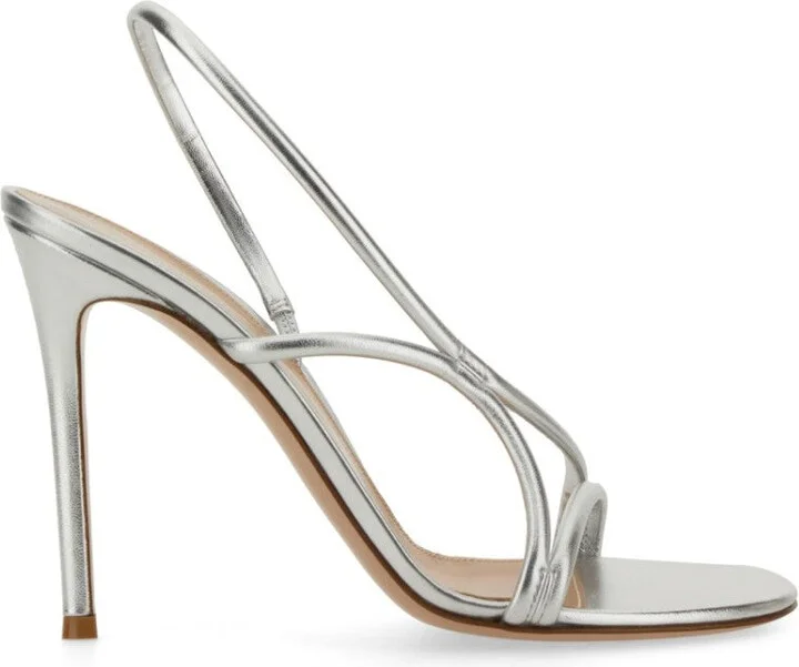 High-Stiletto Nappa Sandals With Straps