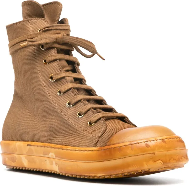 High-Top Canvas Sneakers - Image 2