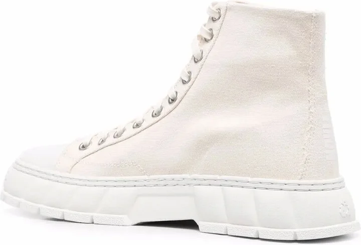 High-Top Canvas Sneakers - Image 3