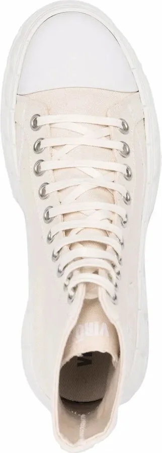 High-Top Canvas Sneakers - Image 4
