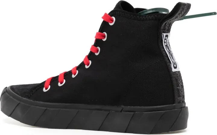 High-Top Canvas Sneakers - Image 3