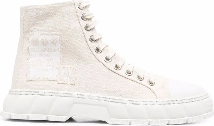 High-Top Canvas Sneakers
