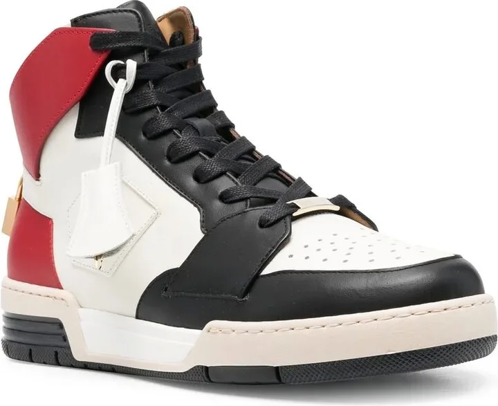 High-Top Colour-Block Sneakers - Image 2