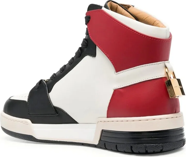 High-Top Colour-Block Sneakers - Image 3