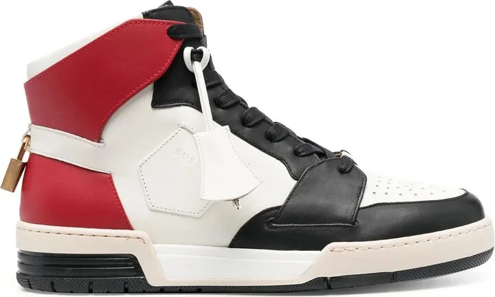 High-Top Colour-Block Sneakers