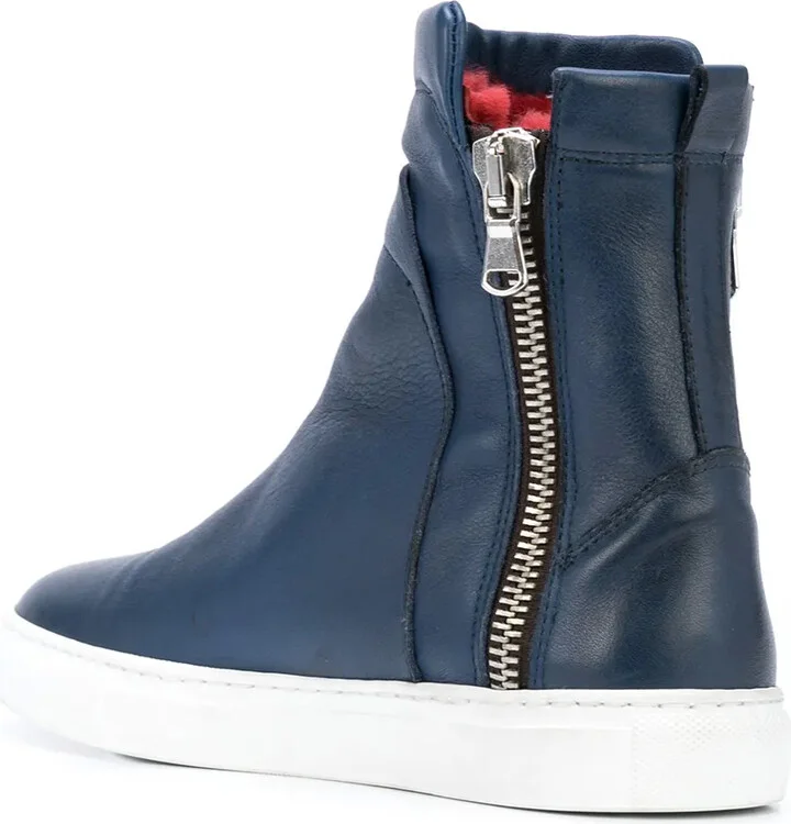 High-Top Fur Sneaker - Image 3