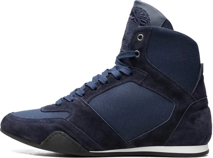 High Top Greek Key "Navy" sneakers - Image 5