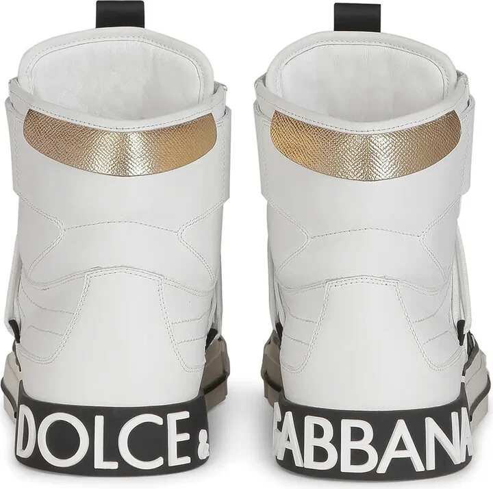 High-Top Lace-Up Sneakers - Image 3