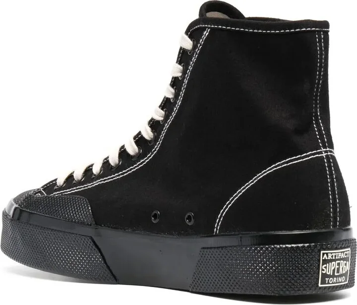 High-Top Lace-Up Sneakers - Image 3