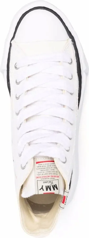 High-Top Lace-Up Sneakers - Image 4