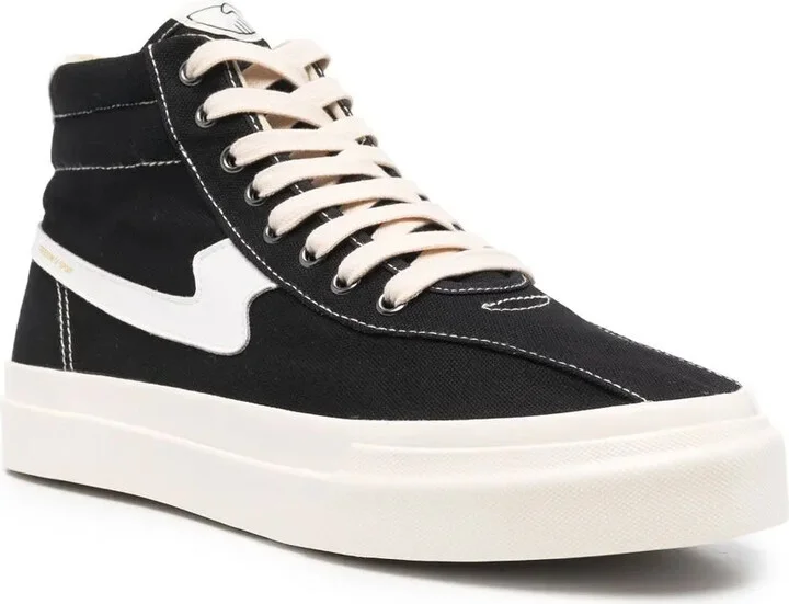 High-Top Lace-Up Sneakers - Image 2