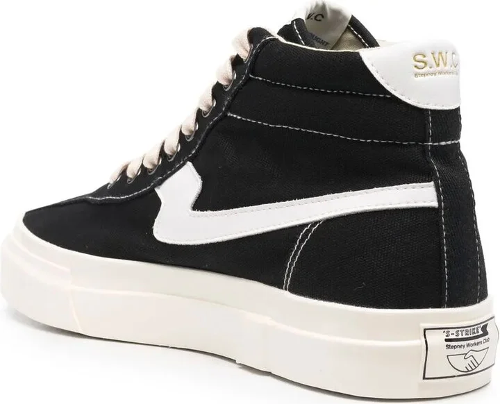 High-Top Lace-Up Sneakers - Image 3