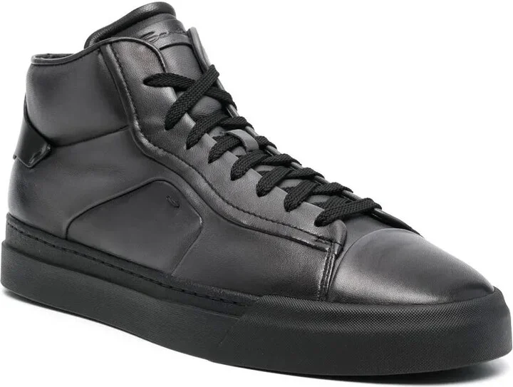 High-Top Lace-Up Sneakers - Image 2