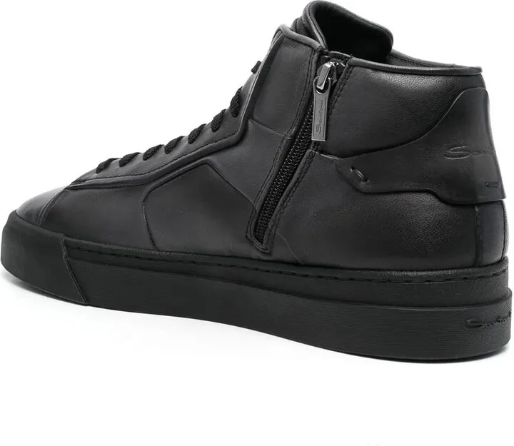 High-Top Lace-Up Sneakers - Image 3