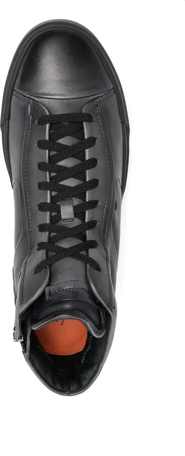 High-Top Lace-Up Sneakers - Image 4