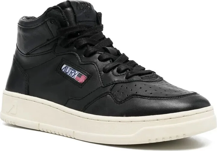 High-Top Lace-Up Sneakers - Image 2