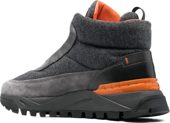 High-Top Lace-Up Sneakers - Image 3
