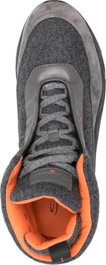 High-Top Lace-Up Sneakers - Image 4