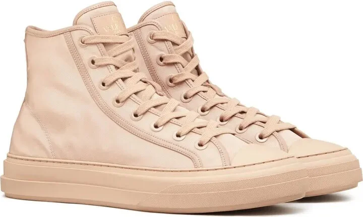 High-Top Lace-Up Sneakers - Image 2