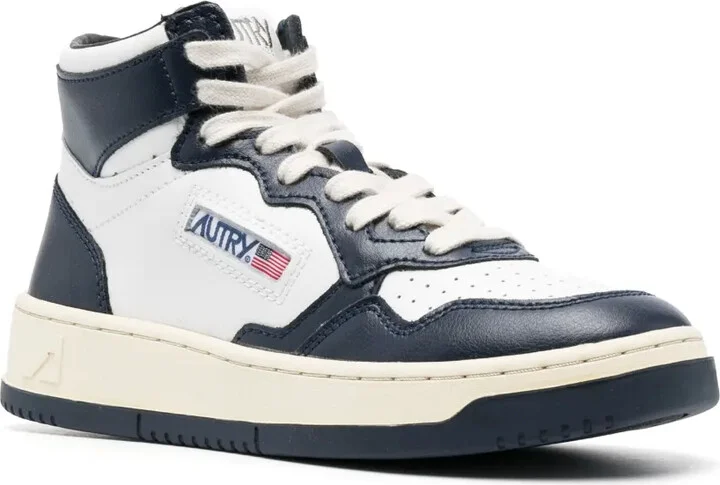 High-Top Lace-Up Sneakers - Image 2