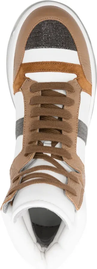 High-Top Lace-Up Sneakers - Image 4