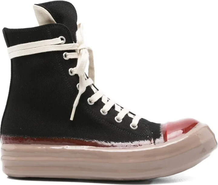 High-Top Lace-Up Sneakers