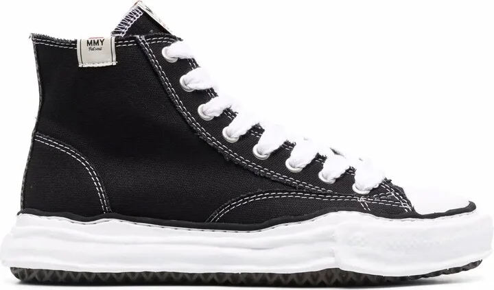 High-Top Lace-Up Sneakers