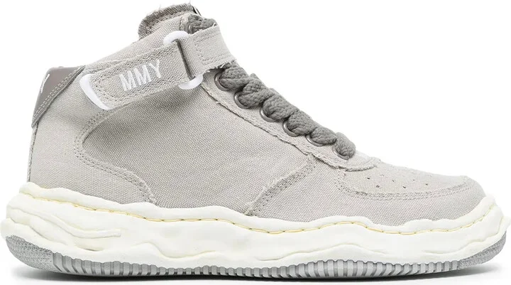High-Top Lace-Up Sneakers