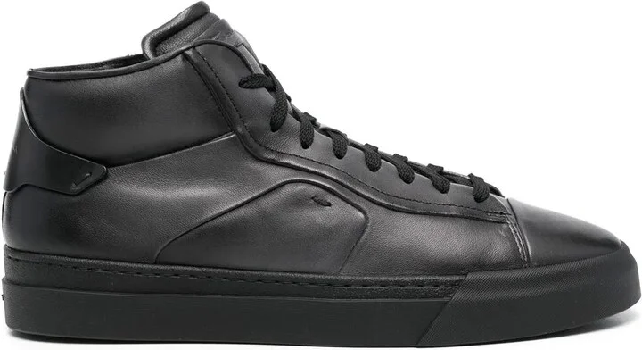 High-Top Lace-Up Sneakers
