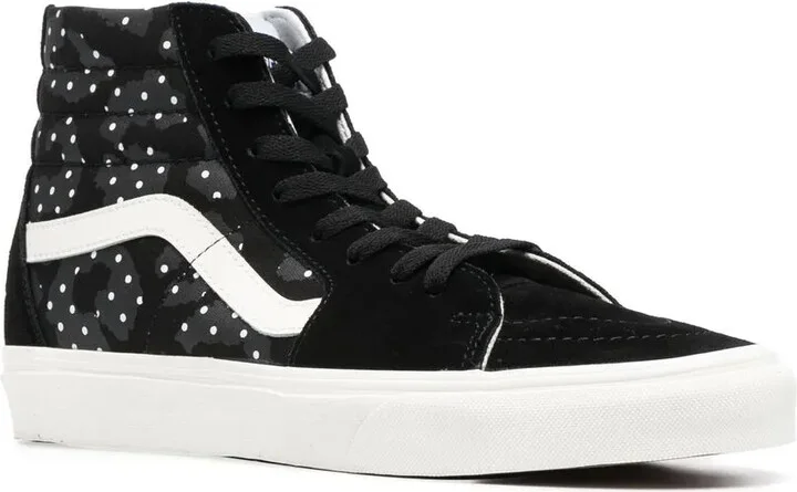 High-Top Lace-Up Sneakers
