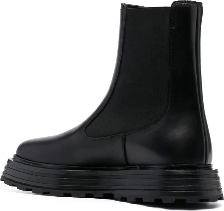 High-Top Leather Chelsea Boots - Image 3