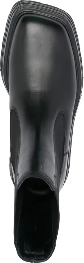 High-Top Leather Chelsea Boots - Image 4