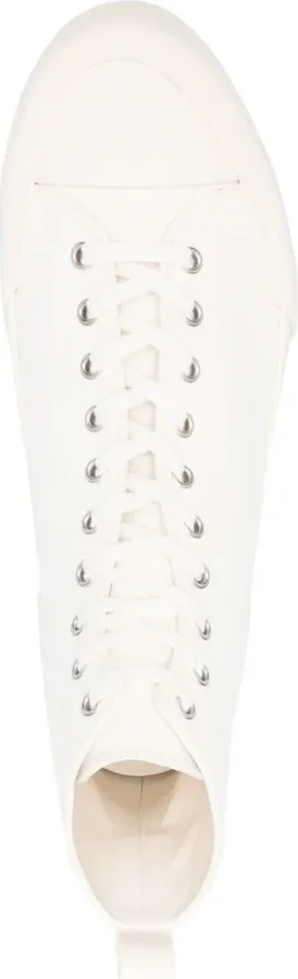 High-Top Leather Sneakers - Image 4