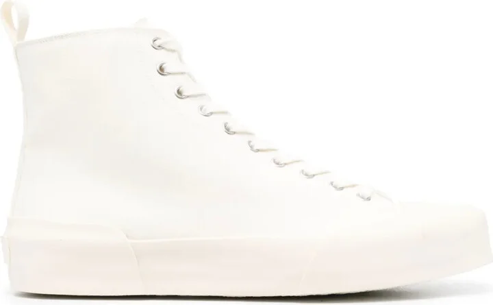 High-Top Leather Sneakers