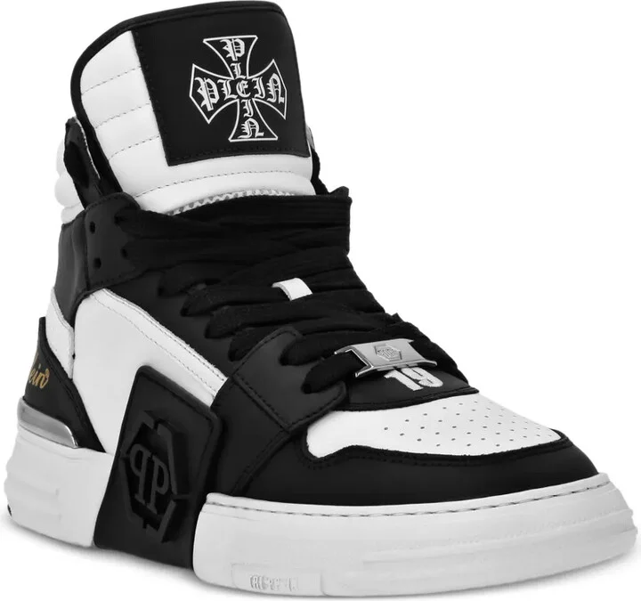 High-Top Panelled Sneakers - Image 2
