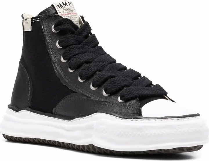 High-Top Raw-Cut Sneakers - Image 2